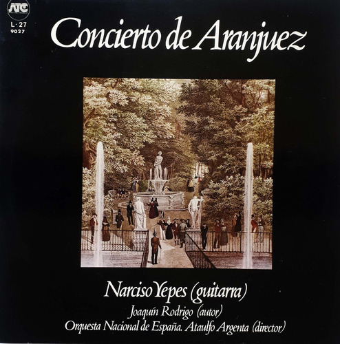 Narciso Yepes Orq Nacional España - Concierto Aranjuez Lp