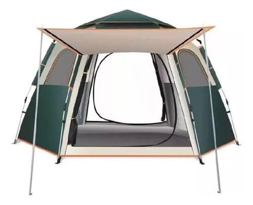 Carpa Hexagonal Automática Camping 6 Personas 220x264x150