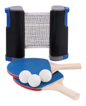 Comprar Set De Ping Pong 7 Piezas Red Paletas + Pelotas Portátil Ero