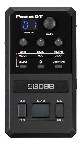 Procesador De Efectos Para Instrumentos Boss Pocket Gt