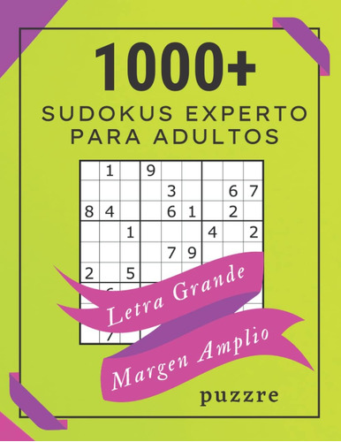 Libro: 1000+ Sudokus Experto Para Adultos Letra Grande Marge