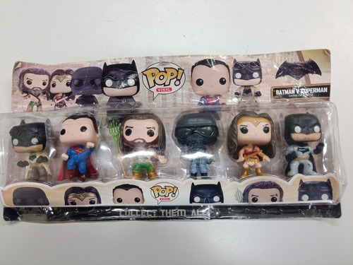 Funko Pop Heroes- Batman V Superman- Coleção Completa 6 Unid | Parcelamento  sem juros