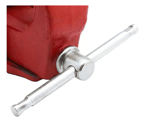 Torno Morsa De Bancada No2 Leve Metalsul Tbl02 Vermelho