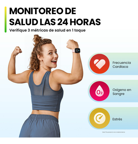 Reloj inteligente Amazfit Bip 5 A2215 1.91 " 169 mm