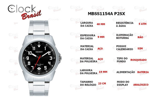Imagem 7 de 9 de Relógio Orient Masculino Mbss1154a P2sx