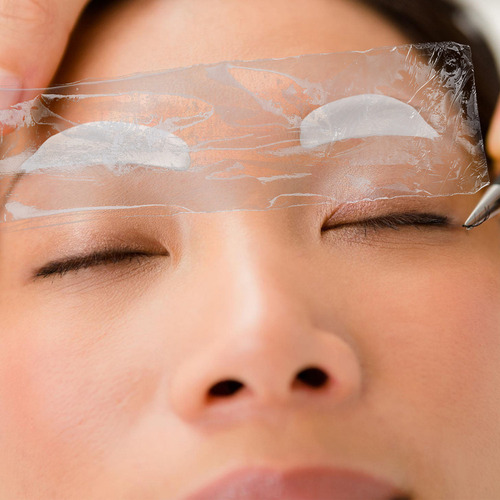 Película Plástica Para Cubrir Cejas Bordada En 4 Rollos