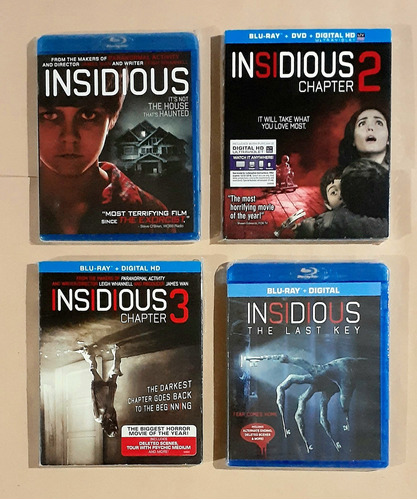 Insidious + Chapter 2 + 3 + The Last Key - Blu-ray Original