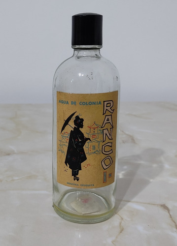 Frasco Antiguo De Agua De Colonia (industria Uruguaya)