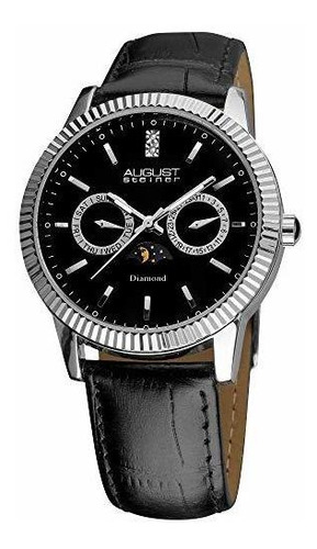 August Steiner Reloj De Pulsera Cuero Con