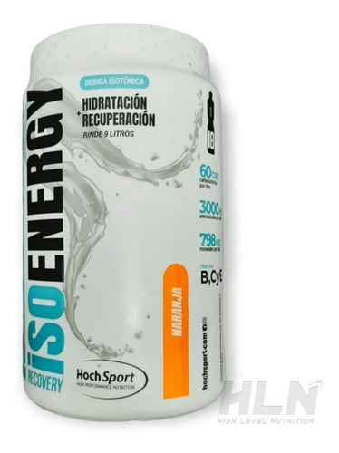 Isoenergy Recovery - Bebida Isotónica Rinde 9lt - Hoch Sport