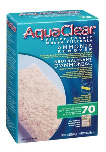 Material Filtrante Para Acuario Repuesto Aquaclear Amonia300