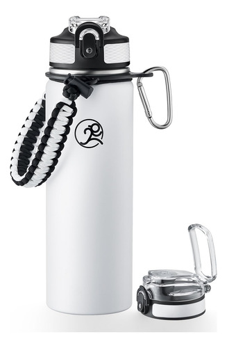 Botella De Agua Deportiva Aislada 24 Oz Acero Inoxidable