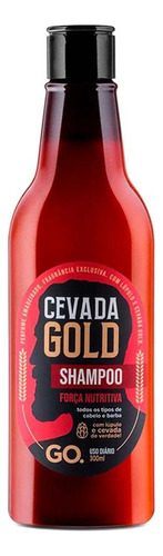 Go Man Cevada Gold Força Nutritiva Shampoo 300ml