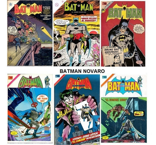 Imagen 1 de 10 de Colecciones Digitales Comics Batman Novaro Años 50/60/70/80