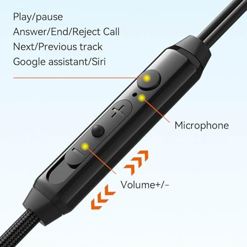 Holiper Auriculares Con Cable De Doble Controlador Auricular