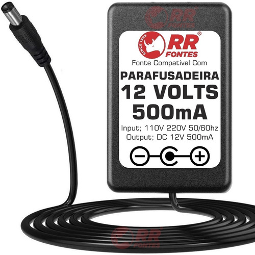 Fonte 12v Para Carregador Da Parafusadeira Vonder 12v Pfv