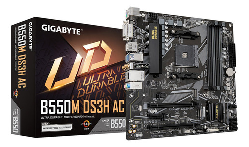 Tarjeta Madre Gigabyte B550m Ds3h Ac R2 1.0 S-am4 Ddr4