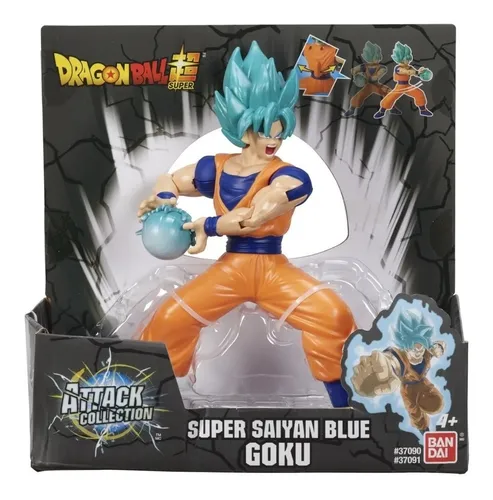 Figura Dragon Ball Super Saiyan Blue Goku Attack Bandai Dgl