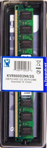 Memória Kingston Ddr2 2gb 800 Ou 667mhz Desktop - Kit C/ 02