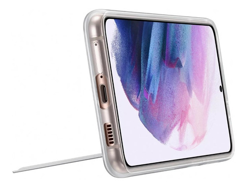Imagem 5 de 6 de Capa Clear Standing Samsung Galaxy S21+ Transparente