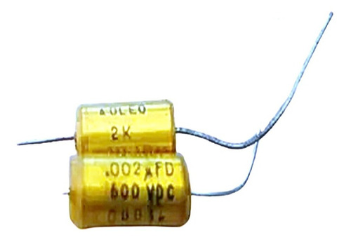 Capacitor A Óleo .002 X 600v  = 2k X 600v