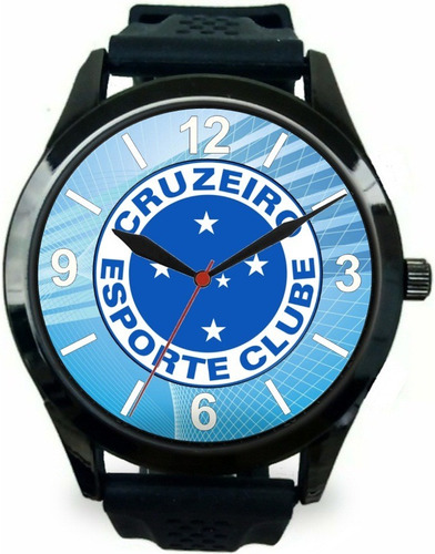 Kit 2 Relógios Pulso Esportivo Cruzeiro Masculino Promoção