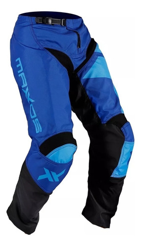 Calça Piloto Motocross Trilha Mattos Racing Azul