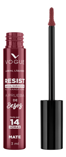 Labial Liquido Vogue Resist Expresa