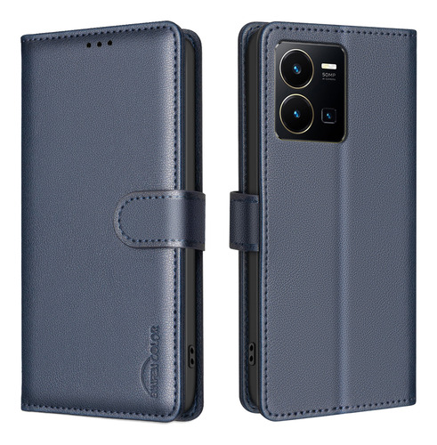 Capa Para Vivo Y35 4g Vivo Y22s Wallet Com Design De Concha