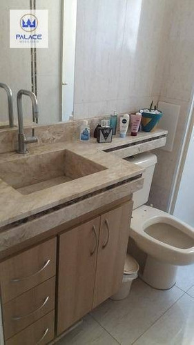 Apartamento Com 3 Dormitórios À Venda, 74 M² Por R$ 300.000,00 - Gleba Califórnia - Piracicaba/sp - Ap0148