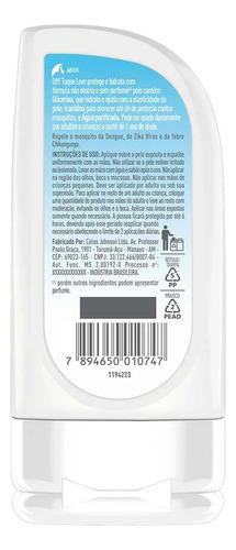 Repelente Gel Off Toque Leve 100g - Icaridina