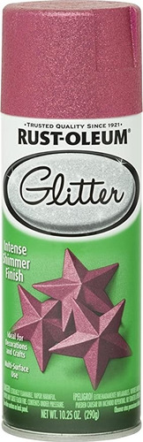 Aerosol Pintura Brillantina Glitter Rosa Rust Oleum 290gr