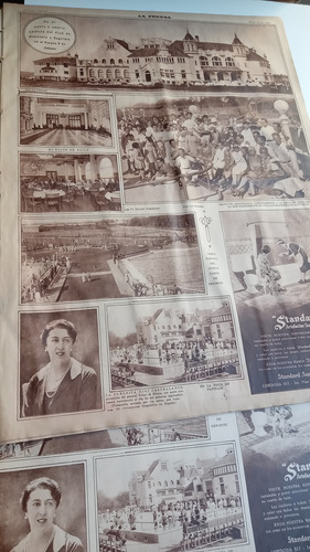 Suplemento La Prensa Año 1928 El Bolsón Geba Polonia Teatro (Usado)