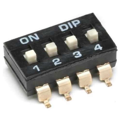 Dip Switch 4 Posiciones, Smd, 10 Piezas, Para Usa En Pcb 