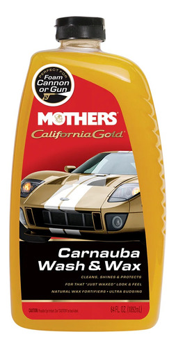 Mothers Shampoo California Gold Carnauba Wash&wax 1892 Ml
