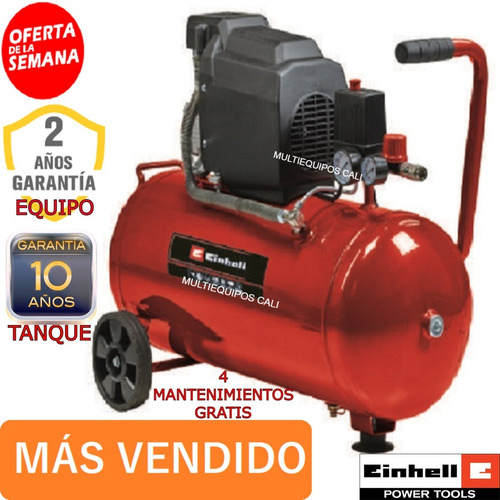 Compresor De Aire 50 Lts Einhell Industrial Tc-ac 190/50/8 