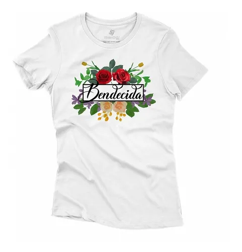 Playeras Cristianas Bendecida Dtf Dama Xtomorfosis Cuotas sin