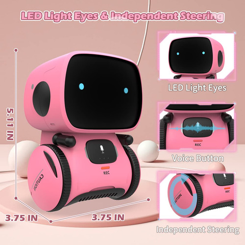 Robots Interactivos Para Niñas De 3 A 5 Años Con Control De