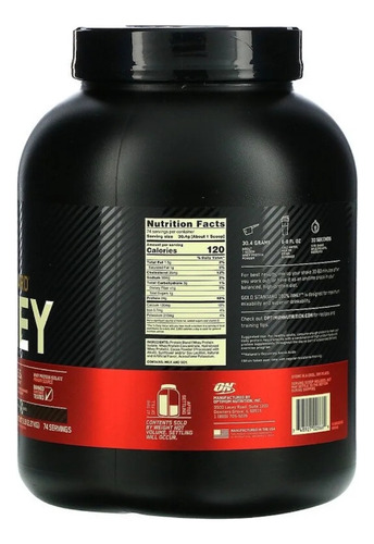 Proteina On 100% Whey Gold Standard 5 Lbs Sf W1 Double Rich Chocolate