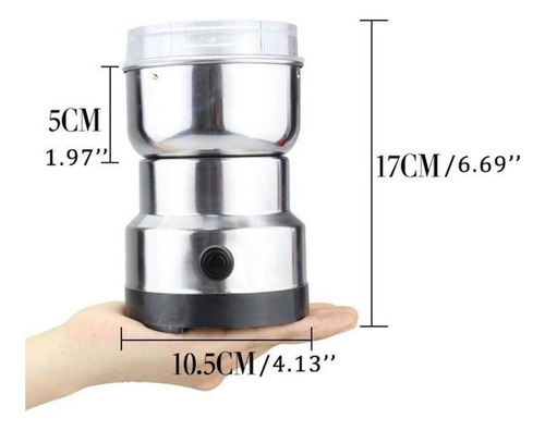 Trituradora De Café Eléctrica De Acero Inoxidable D