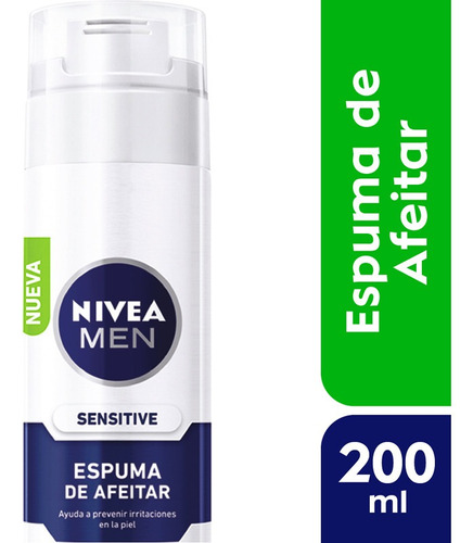 Espuma De Afeitar Nivea Sensitive X 200 Ml