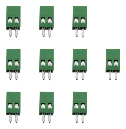 Conector Bloque Terminal Zczqc 10 Tipo Tornillo Montaje Pcb