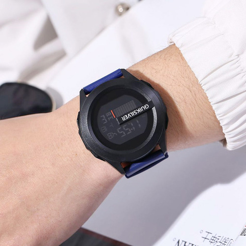 Reloj Pulsera Qiksilver Deportivo Digital Resistente Al Agua