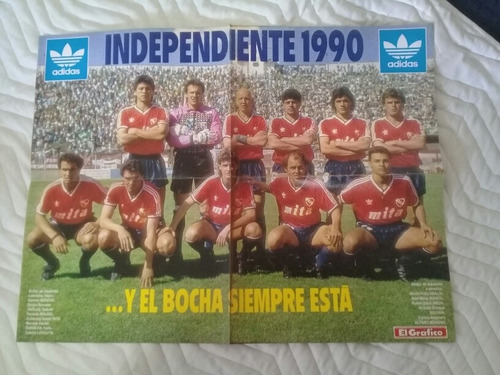 Poster Independiente 1990 - El Gráfico 
