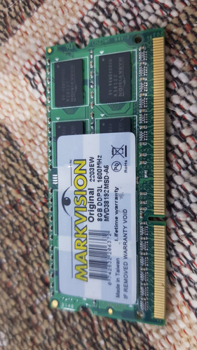 Memoria Ram Ddr3l 8gb 1600 Mhz Markvision Mvd38192mld-a6