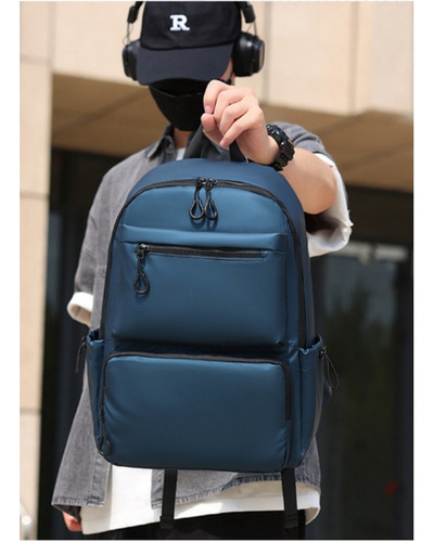 Mochila Impermeable Para Ordenador Portátil A La Moda Para Hombre
