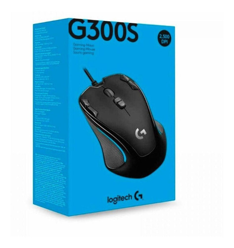 Mouse Gamer Logitech G300s Optical Usb Black