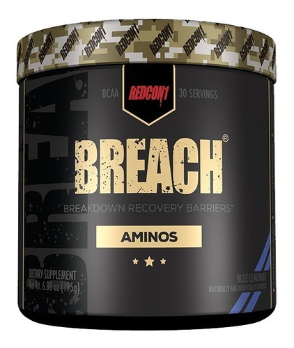 Redcon1 Breach Aminos Post-workout Bcaas 30 Servicios
