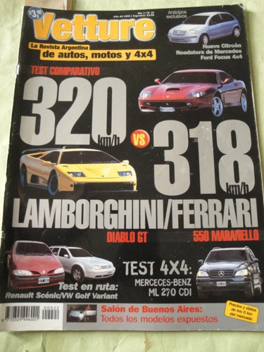 Vetture 22 Rambler Rover 75 Lamborghini Mercedes 270 Scenic