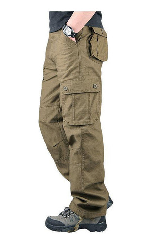 Pantalones Impermeable Cargo Combate Militar De Senderismo